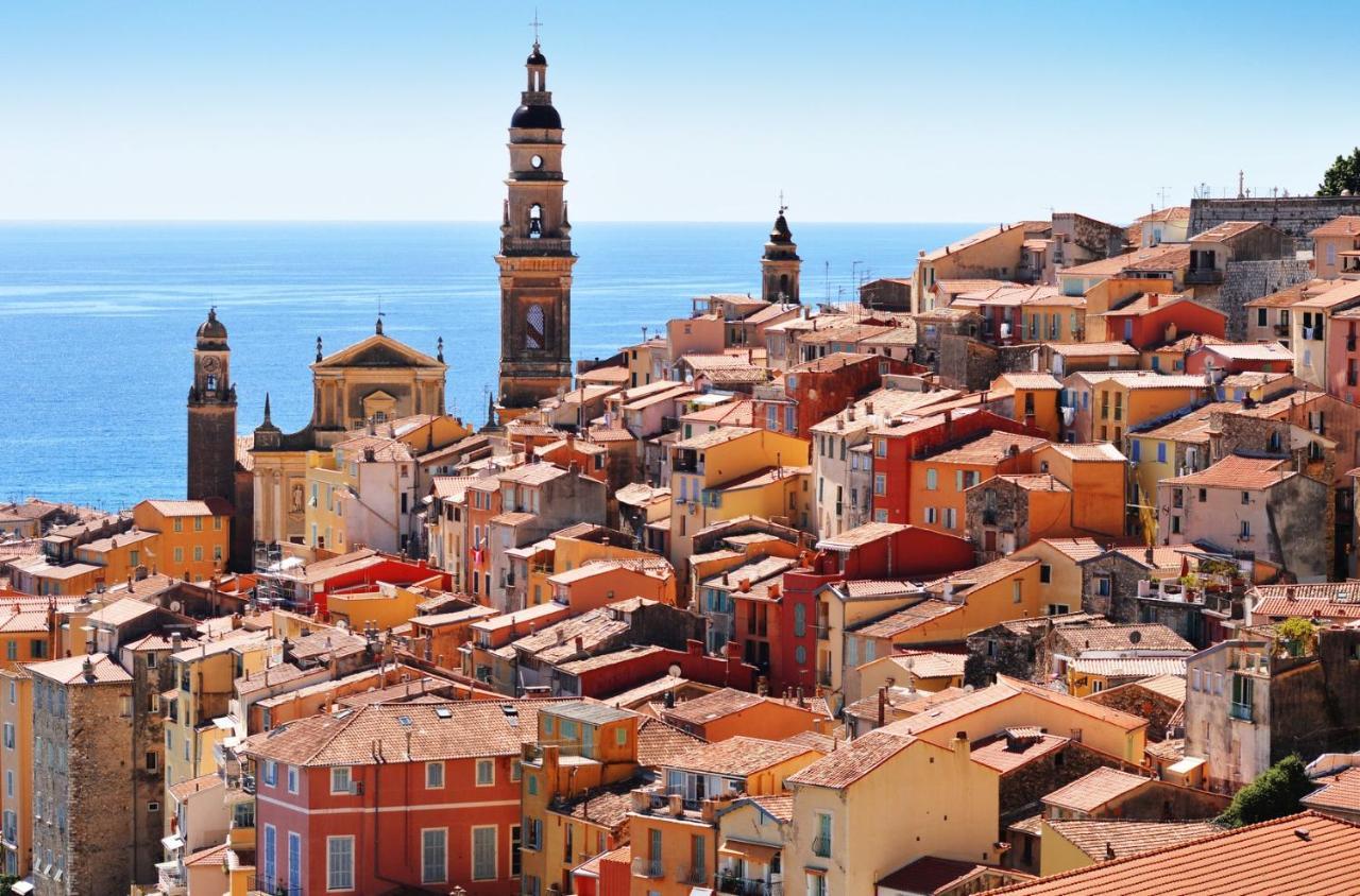 Superbe 2 Pieces Neuf A 100M De La Plage Menton Bagian luar foto